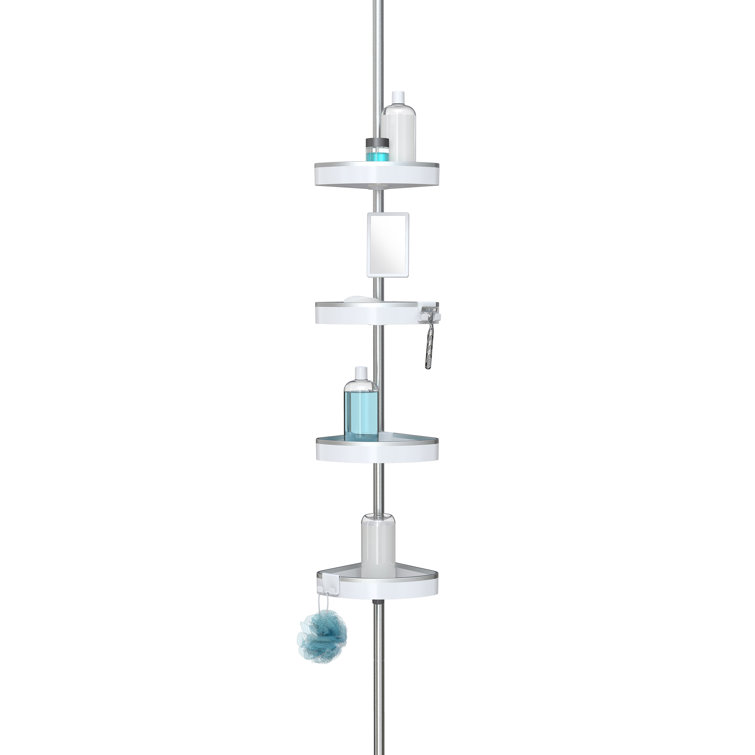 Rebrilliant Errol Tension Pole Shower Caddy & Reviews Wayfair